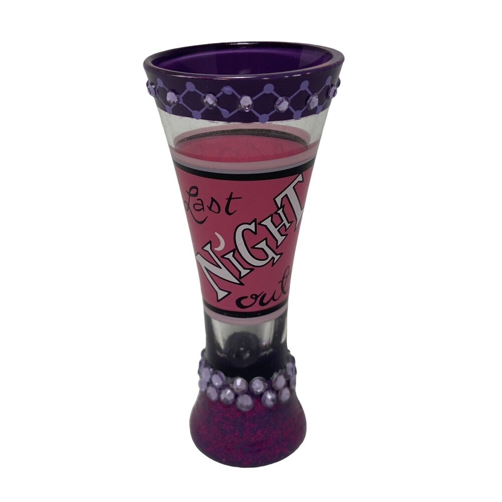 Lolita Shot Glass Last Night Out Decorated Bride  Novelty Shooter